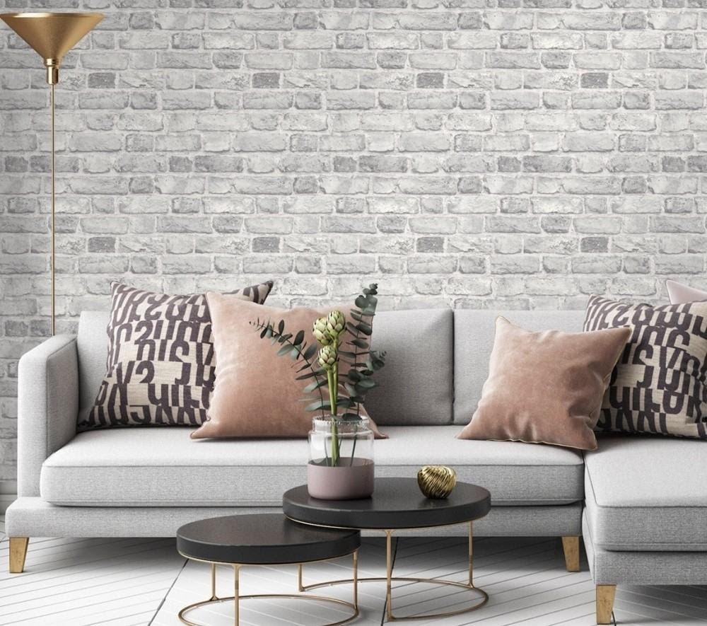 Motif Wallpaper Dinding Ruang Tamu yang Simple dan Elegan